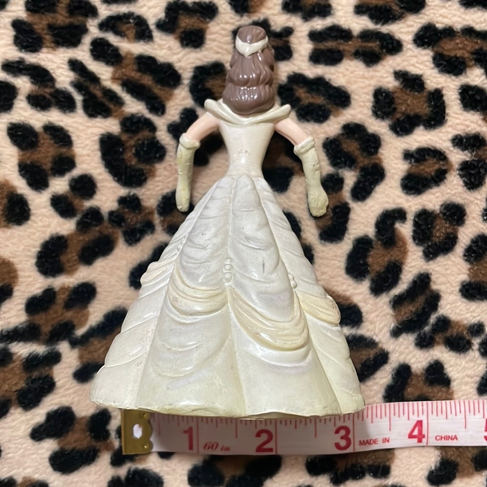 Vintage BEAUTY AND THE Beast 💛Belle Bend Pose Toy 90s Princess Yellow BendEms - Picture 9 of 16